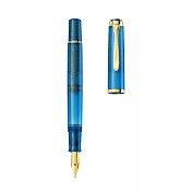 【Pelikan百利金】青金石藍鋼筆附盒-F尖
