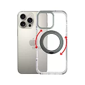 VOORCA 非凡360系列 iPhone 16 Pro 6.3吋 旋轉磁吸立架 軍規防摔保護殼 太空灰