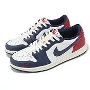 Nike 休閒鞋 Air Jordan 1 Low OG 男鞋 深藍 紅 AJ1 一代 低筒 HQ2993-100