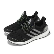 adidas 慢跑鞋 Ultraboost 1.0 W 女鞋 黑 螢光黃 馬牌輪胎大底 運動鞋 愛迪達 ID1749