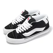 Vans 休閒鞋 Knu Mid 男鞋 女鞋 黑 白 中筒 厚鞋舌 麂皮 經典 VN000CQ96BT