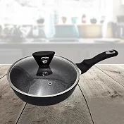里奇IH不沾平底鍋-附玻璃蓋-22cm-2支