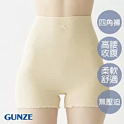 【日本GUNZE】解放淋巴帶腹卷小褲 M 膚色