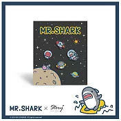 STORY 故事銀飾 - 鯊魚先生經典系列-造型耳環組-太空款 針式
