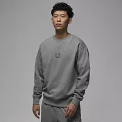 NIKE AS M J FLT FLC CREW 男 長袖上衣-FV7260091 2XL 灰色