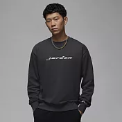 NIKE AS M J FLC CREW DR GCEL 男長袖上衣-黑-HQ4889060 2XL 黑色