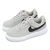 Nike 童鞋 Force 1 Low EasyOn LV8 1 PS 中童 灰 黑 魔鬼氈 FZ1010-001