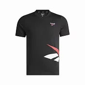 Reebok Ri Game Day Tee [100205468] 男 T恤 舒適 透氣 運動 黑