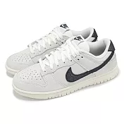 Nike 休閒鞋 Wmns Dunk Low SE 女鞋 男鞋 白 黑 麂皮 低筒 HQ3502-100