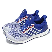 adidas 慢跑鞋 Ultraboost 1.0 男鞋 藍 白 針織 馬牌輪胎大底 運動鞋 愛迪達 IH3018