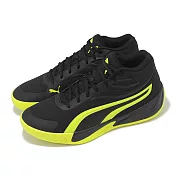 Puma 籃球鞋 Court Pro 男鞋 黑 螢光綠 入門款 緩衝 運動鞋 31082903