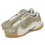 Nike 籃球鞋 LeBron XXII KC GS 大童 女鞋 金 King of the Court FZ7308-100 23cm IVORY/GOLD