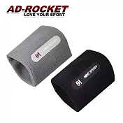 【AD-ROCKET】極致舒適透氣專業護腕/網球/重訓/籃球(兩色任選)(超值兩入組) 灰色+黑色