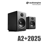 Audioengine A2+ 2025升級版 主動式立體聲藍牙書架喇叭-黑色款