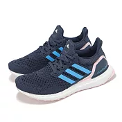 adidas 慢跑鞋 Ultraboost 1.0 W 女鞋 藍 粉紅 馬牌輪胎大底 運動鞋 愛迪達 ID5883