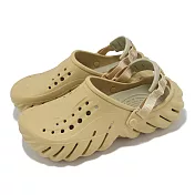 Crocs 洞洞鞋 Echo Clog 男鞋 女鞋 土黃 波波克駱格 休閒鞋 涼拖鞋 卡駱馳 207937209