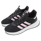 adidas 慢跑鞋 X Plrpath 女鞋 黑 粉 緩衝 輕量 運動鞋 愛迪達 ID0485