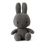 BON TON TOYS｜Miffy米菲兔ECO燈芯絨填充玩偶-灰 33cm