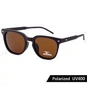 【SUNS】時尚偏光太陽眼鏡 TR90材質Polarized 男女適用 超輕僅18g 防眩光 抗UV400 S976 砂茶框茶片