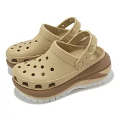 Crocs 洞洞鞋 Mega Crush Matte Clog 男女鞋 土黃 經典光輪花呢克駱格 厚底 卡駱馳 210749209 24cm WHEAT