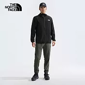 The North Face M NEW ZEPHYR WIND JACKET - AP 男防潑水防曬 風衣外套-NF0A7WCY4H0 S 黑色