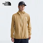 The North Face M NEW ZEPHYR WIND JACKET - AP 男防潑水防曬 風衣外套-NF0A7WCYLK5 2XL 卡其色