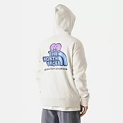 The North Face U V-DAY DK HOODIE - AP 男女情人節趣味心型 連帽上衣-NF0A88FWQLI 2XL 白色