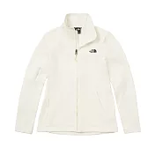 The North Face W TKA200 FULL ZIP JACKET - AP 女刷毛外套-NF0A88RQQLI L 白色