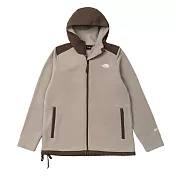 The North Face M ALPINEPOLARTEC200HOODIE - AP 男刷毛外套-NF0A89ZT5O3 L 棕色