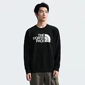 The North Face M TNF FOUNDATION RLX CREW - AP 男長袖大學T-NF0A8AT7JK3 L 黑色