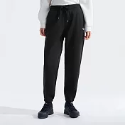 The North Face W BRUSHED TAPPER PANT - AP-女休閒長褲-NF0A8AUEJK3 XL 黑色