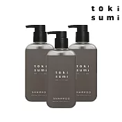 【toki sumi】死海淨髮泥 洗髮精 Black Mud 420mlx3入組(敏感頭皮適用)