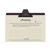 【Laszlo】TPL_Archivist檔案管理員A4板夾_兩款  _橫式