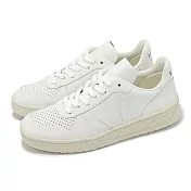 Veja 休閒鞋 V-10 Leather 女鞋 白 米白 皮革 經典 小白鞋 VX0201270A