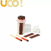 美國【UCO】Survival Stromproof Match Kit / 防風防水火柴