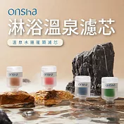 【onsha】韓國淋浴溫泉水蓮蓬頭濾芯4款組(HB-OS1)