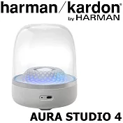 harman/kardon 哈曼卡頓- AURA STUDIO 4 經典水母 震憾低音 無線藍牙喇叭 代理公司貨保固一年 白色