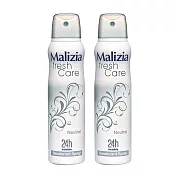 Malizia 爽身體香噴霧150mlx2入(義大利原裝進口) 茉莉杏桃