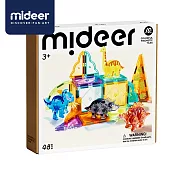 《MiDeer》-- 多彩透光磁力片-侏儸紀冒險(48pcs) ☆