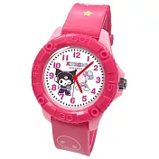 DF童趣館 - 三麗鷗正版授權HELLO KITTY雙色殼兒童錶 酷洛米-桃紅色