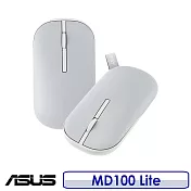 ASUS 華碩 MD100 Lite Marshmallow Mouse 輕量級無線滑鼠 灰色