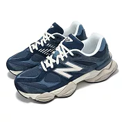 New Balance 休閒鞋 9060 男鞋 女鞋 海軍藍 白 拼接 緩衝 露底 復古 情侶鞋 NB U9060EEF-D