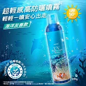 lishan uv 防曬噴霧 spf50+ pa++++ 200g(海洋友善款)ec
