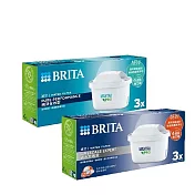 【德國BRITA】MXPRO 濾芯-去水垢專家 3入+全效型濾芯3入 (共6芯)