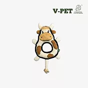 狗狗專用【農場動物系列】耐咬耐磨玩具 V-PET 玩偶 (共5款) 圈圈乳牛