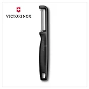 VICTORINOX 瑞士維氏IOTA系列 直式鋸齒形削皮器 紅/黑/綠 6.0943.1/6.0943.3/6.0943.4  黑色