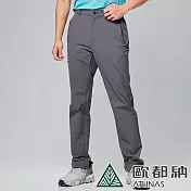 【ATUNAS 歐都納】男款彈性長褲/大尺碼A1PAEE18M*- XL 墨灰