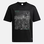 Reebok Cl Game Day Ss Tee [100205656] 男 T恤 運動上衣 休閒短袖 圓領 黑