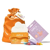 英國MINI U-自由塗鴉朵朵雲套組(沐浴爆爆+沐浴蠟筆)