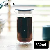 【日本Marna】Ready to系列 雙層玻璃手沖咖啡壺/泡茶壺-530ml(原廠總代理)